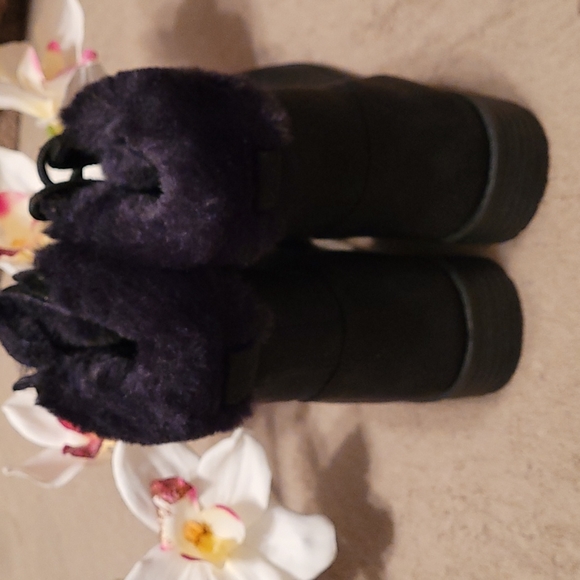 Fur Trim Combat/Hiking Boots - BRAND NEW - Picture 8 of 9